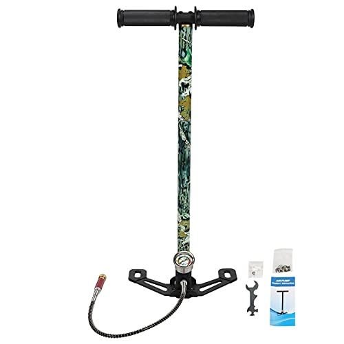 Bike Pump : Ejoyous Bike Floor Pump, High Pressure Hand Bicycle Pump Foldable Pedal Camouflage Hand Tool with Small Oil‑Water Filter, Stainless Steel Gear Pump Bike Air Pump for Bike Basketball Football Airbed