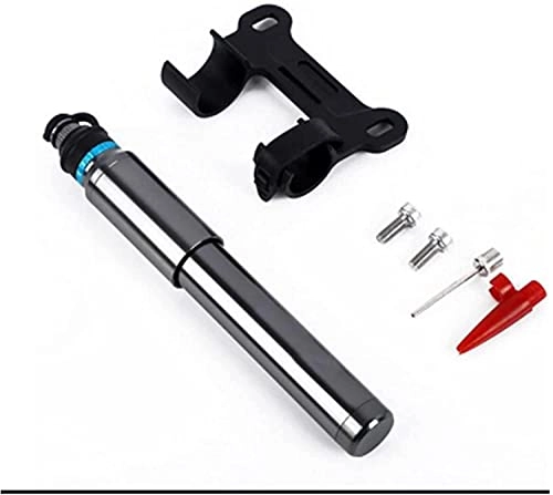 Bike Pump : FCPLLTR Bicycle Pump Hand Air Pump Hose Pressure Gauge Cycling Tire Inflator Valve Fork Portable Mini Pump (Color : 160PSI silver) (Color : 150psi Gray)