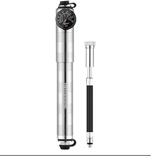 Bike Pump : FCPLLTR Bike Pump High Pressure Aluminium Alloy Dustproof Barometer Ultralight Portable Inflater Bicycle Accessories (Color : HQ-67A-L03) (Color : Hq-67a-l03)