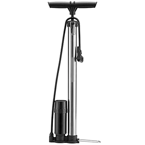 Bike Pump : Floor Pumps Bike Tire Pump Bicycle High Pressure Pump, Rough Air Pump, Cold-resistant Trachea, With Barometer