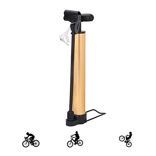 Bike Pump : Foot Pumps, Floor Pumps, Bicycle Pump, Bike Pumps for all Bikes Floor Pump Quick & Easy To Use, Football Pump Needles Fits Presta &Schrader Valve, Bicycle Tyre Pump for Road Mountain BMX, Yellow