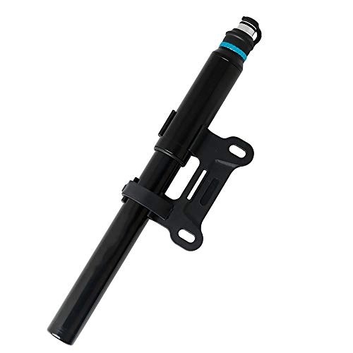 Bike Pump : Honglimeiwujindian Bicycle Tyre Pump Hand Pump Bicycle Portable Mini Inflator with Frame Mount and Tire Repair Kit no Need to Carry Components (Color : Black, Size : 245mm)