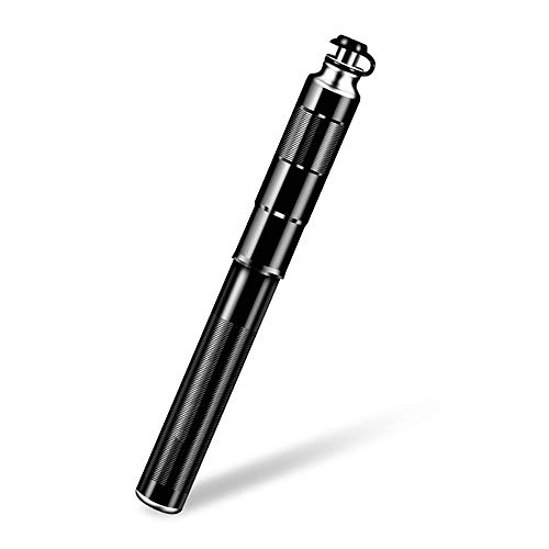 Bike Pump : MICEROSHE Durable Bicycle Pump Universal Basketball Football Pump Mini Bike Pump with Mounting Bracket for Easy Carrying Multifunction (Color : Black, Size : 225mm)
