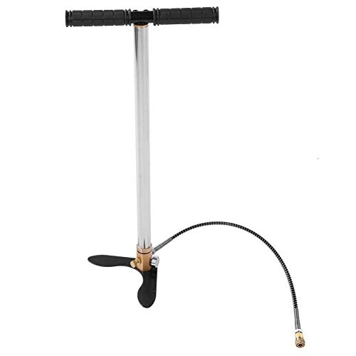 Bike Pump : Mini Portable Floor Pump Micro-bore Flexible Air Cycling Hand Pump Rubber Boats Automobiles