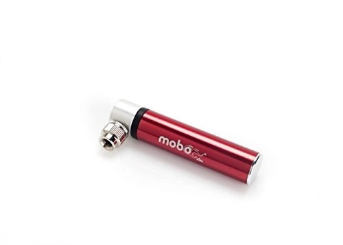 Bike Pump : Mobo Cruiser Air Portable Mini Bike Pump (4") Red - Schrader & Presta Compatible; Perfect for BMX, Road, Mountain Bicycle Tire; Basketball, Football, Soccer Ball