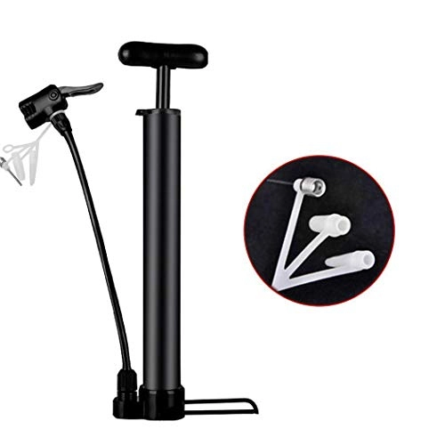Bike Pump : Outdoor sports High Pressure Bicycle Pump, Foot Pumps Floor Pump Tire Pump Portable Tool For Inflating By, Two Sided Valve 120PSI For Mountain Bike Bicycle Electric Car, Black