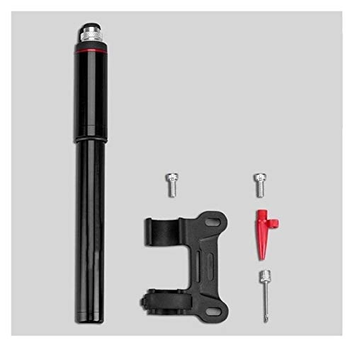 Bike Pump : Plztou Aluminum alloy precision mini bicycle pump portable mini high pressure 160PSI mountain road bike accessories suitable for road mountain bikes