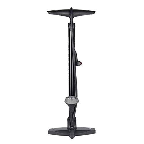 Bike Pump : Qiutianchen Bicycle Foor Pump Air Pump with Air Gauge Bike Floor Pump Aluminum Bicycle Suitable for Bicycles (Color : Black, Size : One Size)