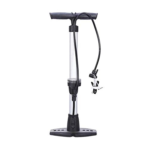 Bike Pump : Qiutianchen Bicycle Pump Aluminum Alloy Bicycle Pump Ergonomic Bicycle Floor Pump With Pressure Gauge And Intelligent Valve Head Especially Suitable For Mountain And Road Bikes Suitable for Bicycles