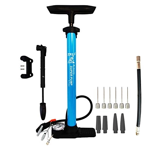 Bike Pump : TPI Portable Bike Floor Pump