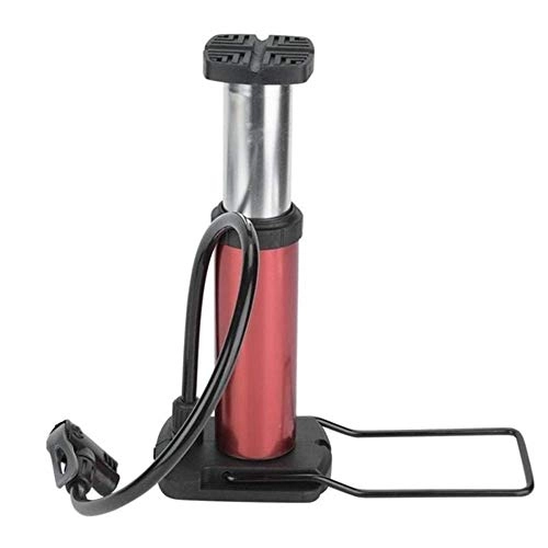 Bike Pump : Wghz Bicycle Foot Pump Aluminum Alloy High Pressure Electric Motorcycle Pedal Air Tyre Inflator High Pressure Pump Accessories (Color : D)