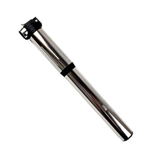 Bike Pump : YLiansong-home Portable Bicycle Pumps Aluminum Alloy High Pressure Mini Riding Equipment Portable Bicycle Pump for Bike Tyres (Color : Silver, Size : 230mm)