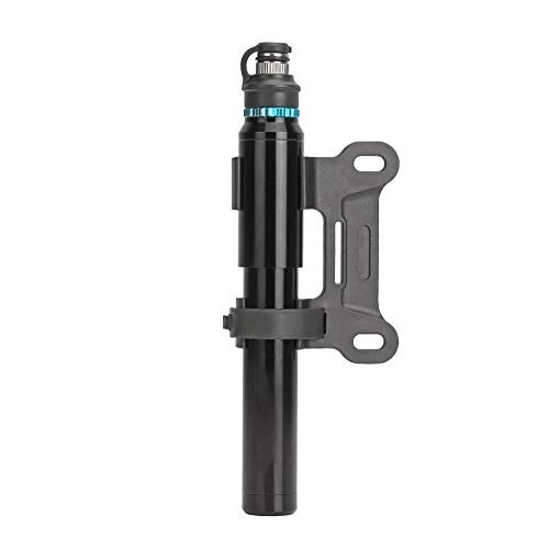 Bike Pump : YLiansong-home Portable Bicycle Pumps Small Ball Inflatable Toy Inflatable Pump Can Be Carried Around Bicycle Household Aluminum Alloy Pump for Bike Tyres (Color : Black, Size : 170mm)