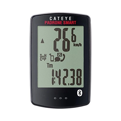 Cycling Computer : CatEye CC-PA500B Padrone Smart Inc Heart Rate and Cadence Sensors - Black