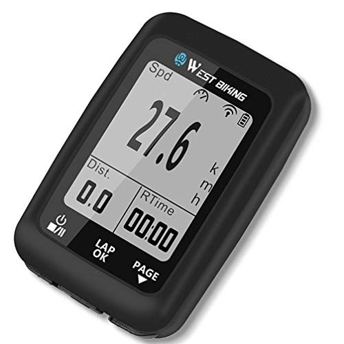 Cycling Computer : CLISPEED 1 Set Bike Computer Odometer Bicycle Stopwatch Wireless Luminous Cycling Speedometer with Cable Bracket