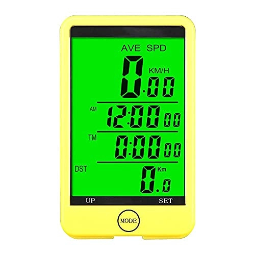 Cycling Computer : FYRMMD Bicycle Odometer Speedometer Indoor Bicycle Computer, Bicycle Computer Wireless, Large Screen, Automatic Wa(Bicycle stopwatch)