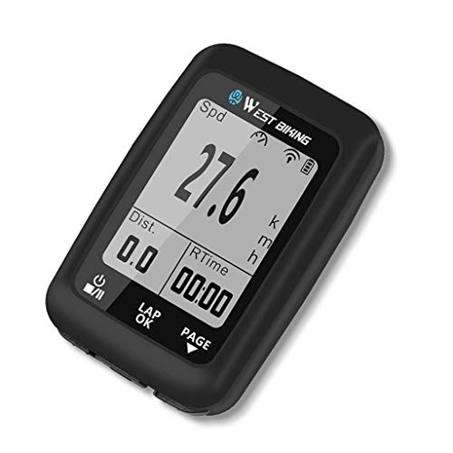 Cycling Computer : KELITE GPS Bicycle Odometer, Wireless Multifunctional Luminous Riding 2.0 Inch IPX7 Waterproof USB Rechargeable Bicycle Computer