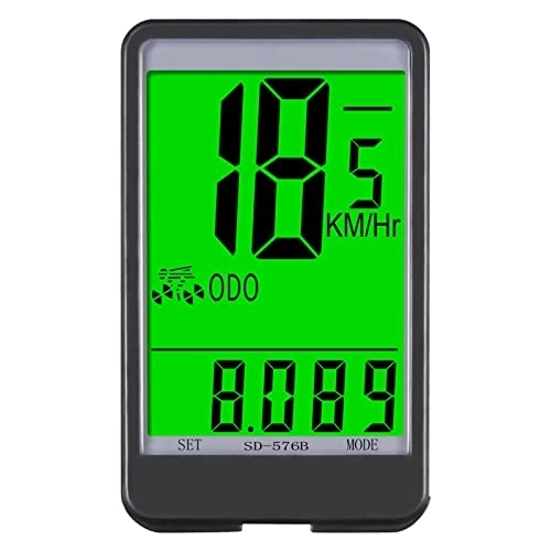 Cycling Computer : koliyn Circulation computer, bicycle speedometer, odometer, outdoor cycling multi-function bicycle code meter, LCD waterproof display screen