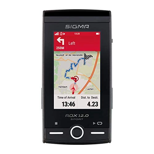 Cycling Computer : Sigma Sport ROX 12.0 Basic, GPS Bike Computer with map navigation and color touch screen, Grey