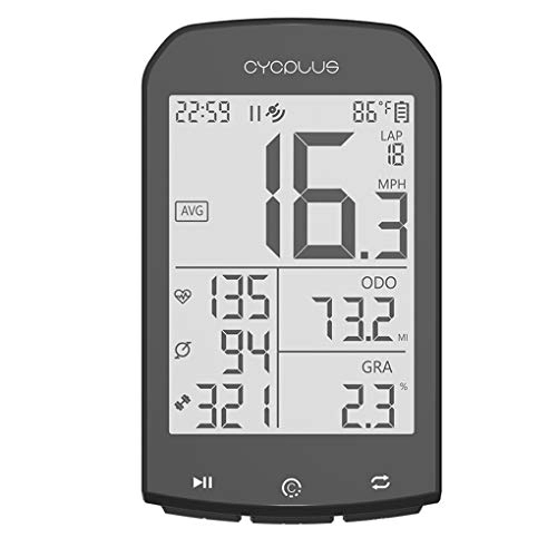 Cycling Computer : Vokmon Bike GPS Computer Bicycle Heart Rate Speedometer Wireless Cycling Computer Stopwatch Cycling Accessories