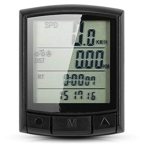 Cycling Computer : yaunli Bicycle odometer Bike Cycling Computer Bike Speedometer Odometer Waterproof bicycle odometer (Color : Black2, Size : ONE SIZE)