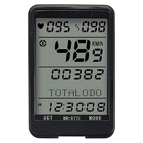 Cycling Computer : YIQIFEI Bicycle Computer Cycling Computer Wireless Stopwatch MTB Bike Cycling Odometer Bicycle Speedometer Wit(Stopwatch)