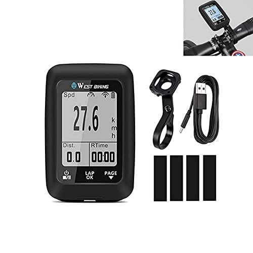 Cycling Computer : YIQIFEI Bike Computer Bicycle Odometer Speedometer GPS Bike Computer Wireless Speedometer Waterproof Road Bik(Stopwatch)