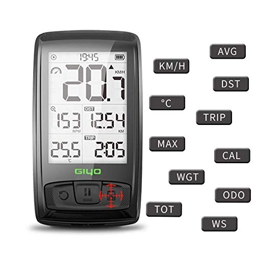 Cycling Computer : ZHANGJI Bicycle speedometer-Bicycle Code Table Bluetooth Wireless Road Bike Speedometer Odometer Backlight Waterproof M4 Music Mountain Bike Detector