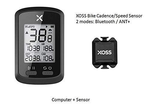 Cycling Computer : ZHANGJI Bicycle speedometer-IPX7 Bike Computer G+ Wireless GPS Speedometer MTB Bicycle Bluetooth ANT+ with Cadence Cycling Computers