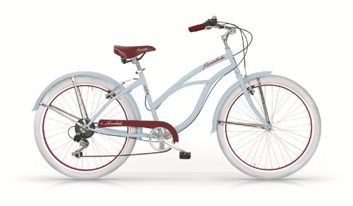 Bici Cruiser : Bicicletta donna Cruiser ruota 26' Honolulu azzurra MBM