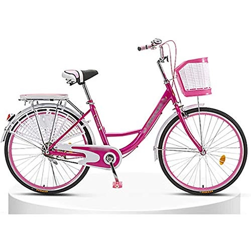 Bici Cruiser : Comfort BikesAround The Women's Cruiser Bike 24 pollici / 26 pollici con portapacchi posteriore, F