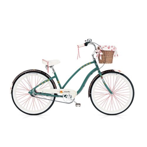 Bici Cruiser : ELECTRA BICYCLE CO. GYPSY 3i Fahrrad forest green