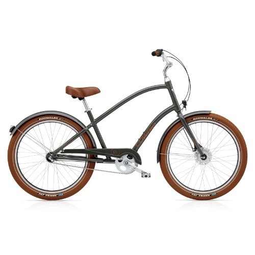 Bici Cruiser : Electra Bike Townie Balloon 3i - Cruiser Homme - men's gris 2015