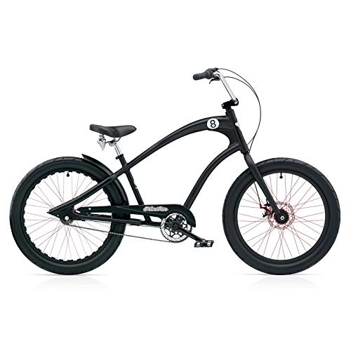 Bici Cruiser : Electra Straight 8 8i Men Black Satin DISC