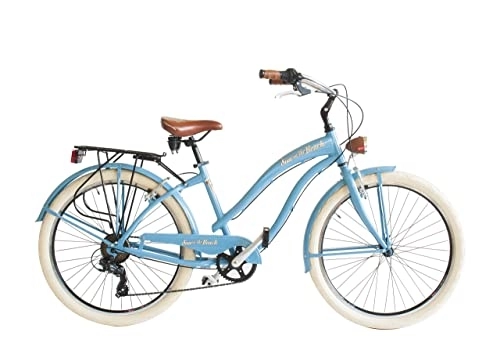 Bici Cruiser : Via Veneto VV790L Cruiser - Bici da Donna, da Airbici - Blu