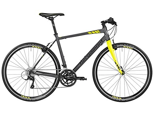 Bici da strada : Bergamont Sweep 6.0 Fitness Bike bici grigio / giallo 2016
