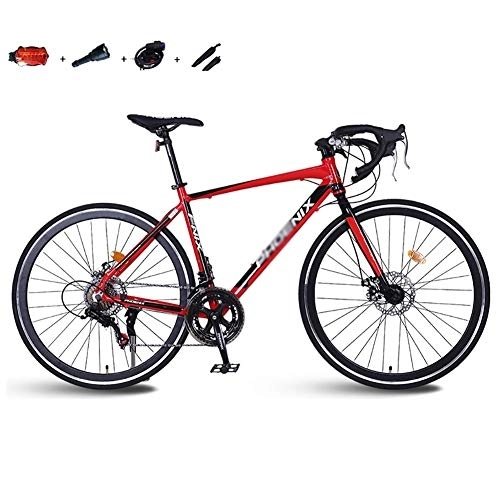 Bici da strada : Bici da Strada Mountain Bike MTB Mountain Bike Strada Uomo Biciclette 14 velocità 26 Pollici Ruote for Donne Adulte (Color : Red)