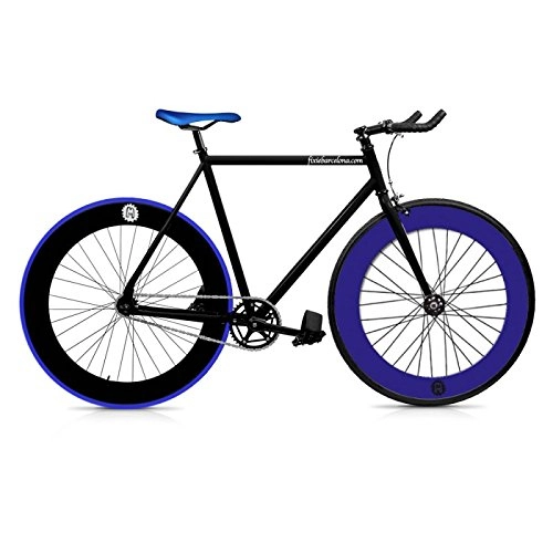 Bici da strada : Bicicletta FB fix7 Black & Blue. Velocità Fixie / single speed. Taglia 56