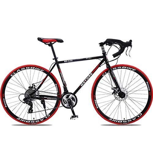 Bici da strada : Domrx 21 / 27 / 30 / 33 Speed ​​Turn Manubrio Racing Road Fine Ruote Entry Level-21 velocità Nero Rosso_30