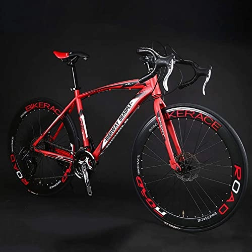 Bici da strada : FCYIXIA 26 Pollici Moutain Bike for Donna e Uomini 27 velocità Dual Disc Brake Brake City Moutain Bicycle for Adulti e Adolescenti Forcella Sospensione in Acciaio al Carbonio MTB. Bikes A. zhengzilu