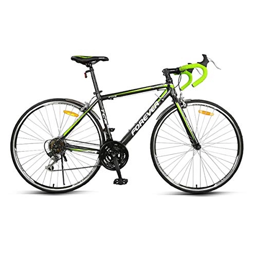 Bici da strada : Guyuexuan Bicicletta da Corsa in Alluminio da 21 velocit 700C per Bici da Corsa, Alta qualit e Risparmio di manodopera L'Ultimo Stile, Design Semplice (Color : Black)