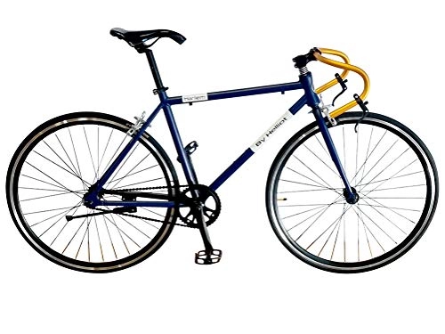 Bici da strada : Helliot Bikes Harlem 01, Bicicletta Unisex-Adult, Blu, Taglia Unica