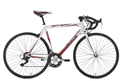 Bici da strada : KS Cycling Bici da Corsa 28" Piccadilly Bianca 55 cm