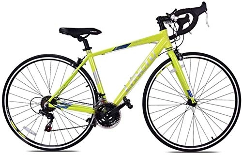 Bici da strada : LAZNG Road Bike 21 velocit for Adulti Strada Doppia Bicicletta V Brake 700C Bicicletta da Corsa for la Corsa Sport all'Aria Aperta Ciclismo Work out e Il pendolarismo (Colore : Black Yellow)