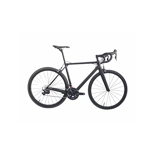 Bici da strada : Mens Bicycle Carbon Fiber Road Bike Complete Bike with Kit 11 Speed (Size : Small) ()