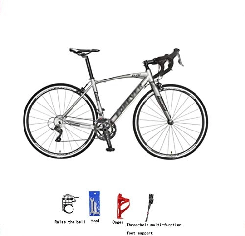 Bici da strada : Mountain bike bici da corsa su strada freno a 16 velocit in una doppia maniglia del freno bici da strada telaio in lega di alluminio 700C piega maniglia rosso grigio argento