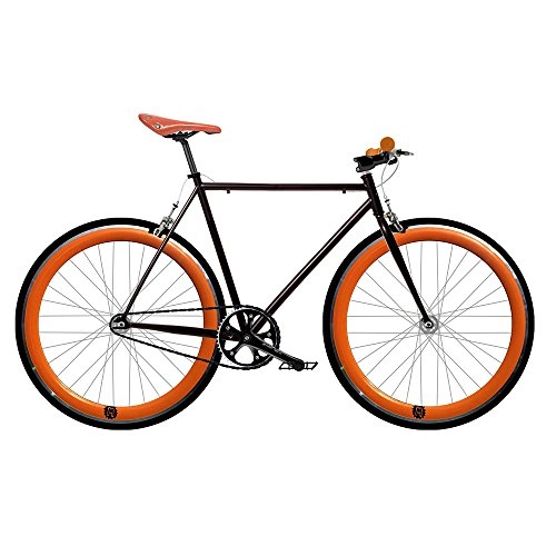 Bici da strada : Mowhel Bicicletta Fix 2 Arancio Monomarcia Fixie / Single Speed Taglia 56