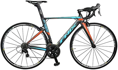 Bici da strada : Road Bike, 22 Velocit alluminio leggero della bicicletta della strada, Adulto Uomini Donne Bicicletta da corsa, in fibra di carbonio Forcella, Citt Commuter Bicicletta, Blu, 470, Dimensioni: 470, Co