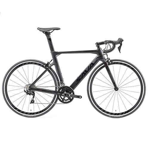 Bici da strada : SAVADECK Bici da strada in Carbonio, Warwind5.0 700C bici da corsa carbonio con TORAY T800 Telaio in Carbonio con Shimano 105 R7000 22 velocità Ultraleggere bicicletta strada uomo donna