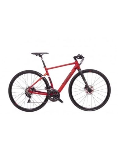 Bici da strada : Wilier Triestina Bici elettrica in alluminio Hybrid GRX 1x11 FLAT BAR - Rosso, L